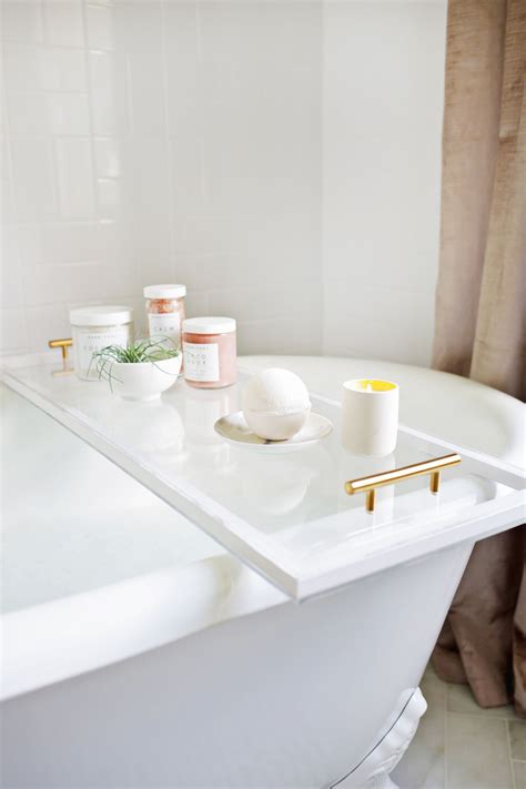 Lucite Bathtub Caddy Diy Bathtub Caddy Diy Bathtub Decor Bathtub Tray