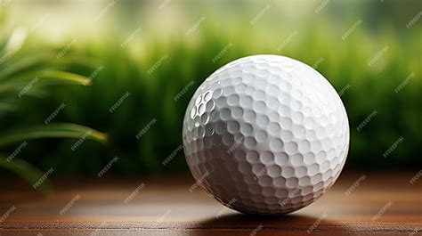 Premium Ai Image Golf Ball Mockup Hd 8k Wallpaper Stock Photographic