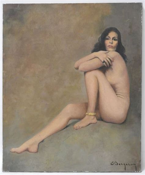 Eug Ne Bergeron Seated Female Nude Mutualart