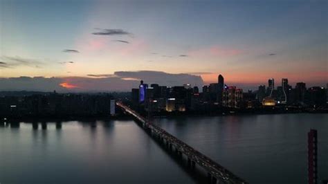 Hangzhou City Skyline Night Stock Footage Video (100% Royalty-free ...