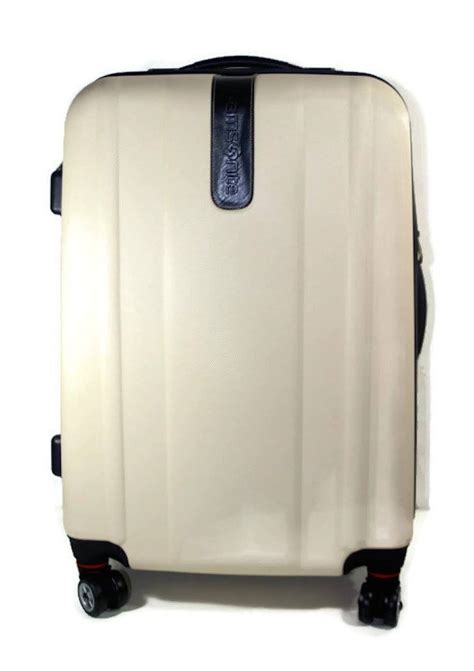 Samsonite Luggage Spinner Suitcase Oyster Bay Dlx 24 Inch White