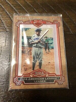 Topps Babe Ruth Patch Card BR Numbered EBay
