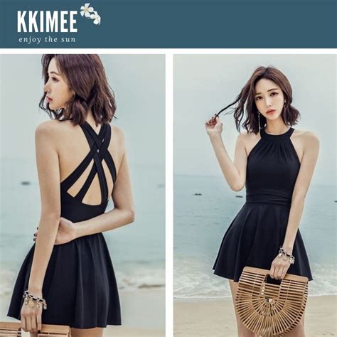 現貨性感平口褲 修飾大腿 大露背SG 連身裙削肩比基尼 BIKINI 遊泳衣 XL 大尺碼 蝦皮購物