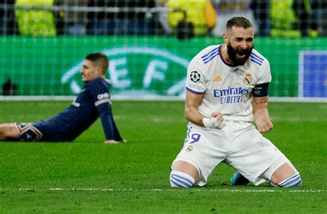 Benzema Hat Trick Sees Real Madrid Knock Psg Out Of Champions League