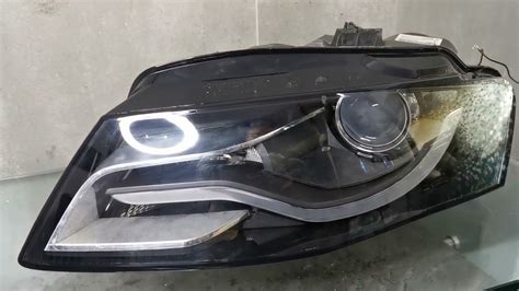 Audi A4 retrofit montaż listwy LED i dynamiczny kierunkowskaz YouTube