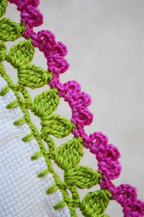 Elegant crochet edges patterns for table clothes matt s napkins and ...