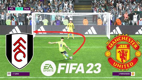 Penalty FIFA 23 Fulham VS Manchester United Premier League PS5