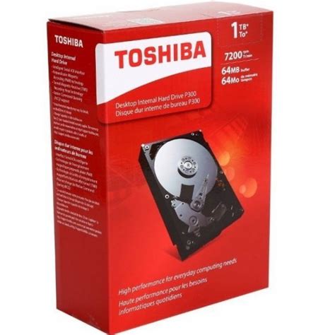 Жесткий диск Toshiba P300 1TB 7200rpm 64MB HDWD110UZSVA 3 5 SATA III