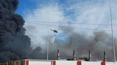 Colapsa Un Tercer Tanque En La Zona Industrial Con Gran Incendio En Cuba