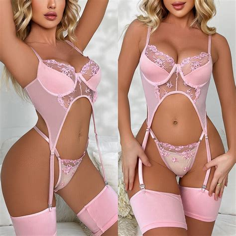 Women S Sexy Lingerie Babydoll G String Sleepwear Underwear Lace Dress