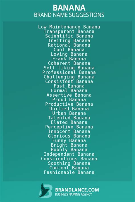 Banana Company Name Ideas List Generator