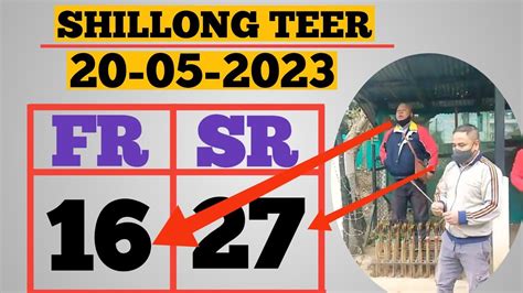 Shillong Teer Results Today Teer Common Number Khasi Hills