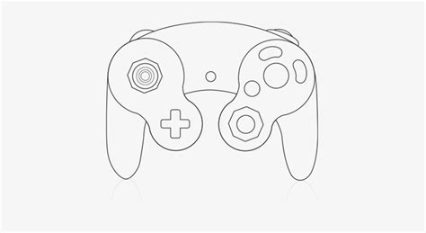 Game Custom Gamecube Controller Template Png Image Transparent Png