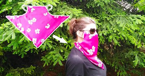 Diy Scarf Face Mask With Free Pattern