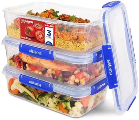 Amazon Sistema Klip It Plus Leakproof Food Storage Containers