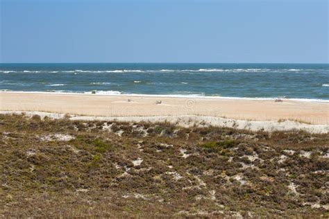 View of the Beach at Fort Macon State Park, North Carolina Stock Photo - Image of coast ...