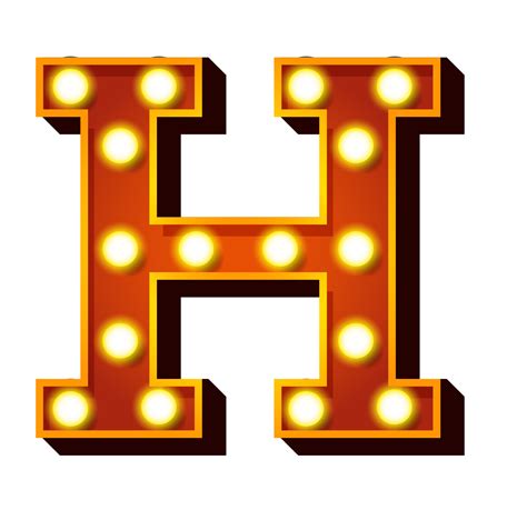 Letter H Alphabet Character PNG Photo