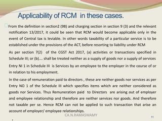 Gst On Remunaration To Directors Ppt