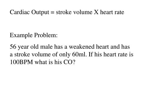 Ppt Cardiac Output Powerpoint Presentation Free Download Id6029431