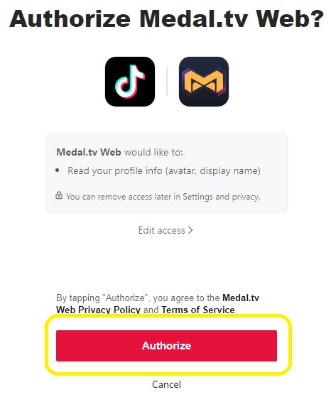 How To Connect Your Tiktok Account To Medal Medal Support