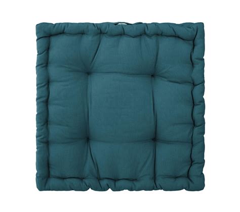 Coussin De Sol En Coton Bleu Motif Otto X Cm Coussin De Sol But