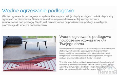 Wodne Ogrzewanie Pod Ogowe