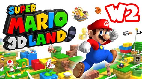 Super Mario 3d Land World 2 Nintendo 3ds Gameplay Walkthrough Youtube