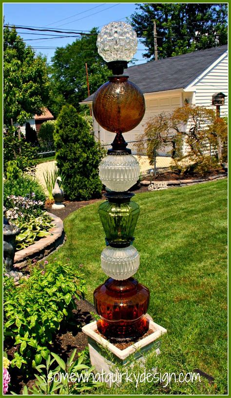 Somewhat Quirky Building Glass Towers Glass Garden Art Glass Garden Garden Art