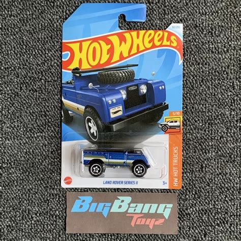 Hot Wheels Land Rover Series Ii Blue Mainline Case K L In