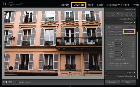 Fix Perspective With Guided Upright Adobe Photoshop Lightroom Tutorials