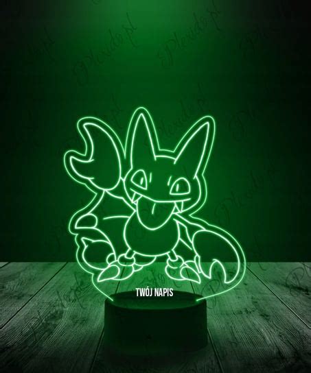 Lampka Na Biurko Statuetka Led Anime Pokemon Gilgar Nietoperz Tw J