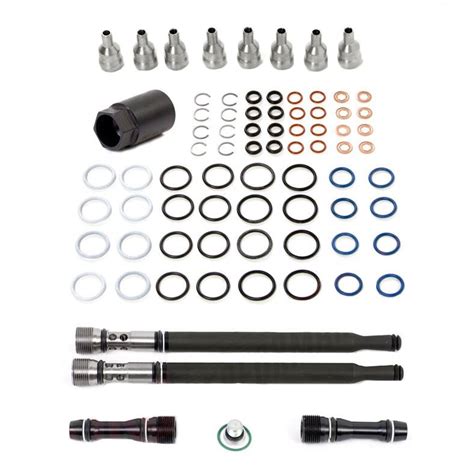 New Ford 6 0 Powerstroke Oil Rail Ball Tube Kit W Injector O Rings And Tool 2003 2010 Ford