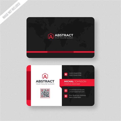 Premium PSD | Personal business card template