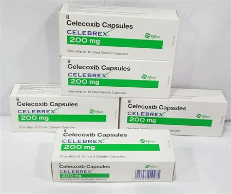 Celebrex 200mg Capsule Celecoxib Capsules Pfizer Ltd Strip Of 10