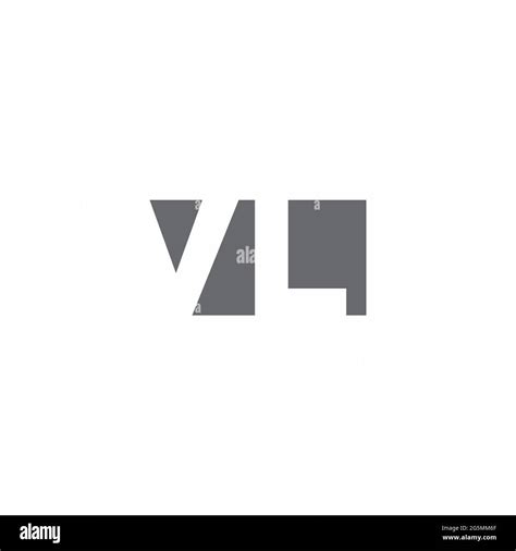 Vl Logo Monogram With Negative Space Style Design Template Isolated On