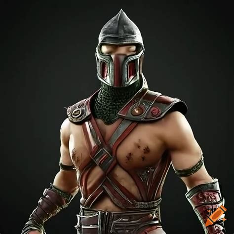 Ermac From Mortal Kombat In Gladiator Armor On Craiyon