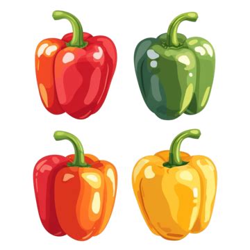 Colorful Fresh Bell Peppers Colorful Fresh Bell Peppers Png