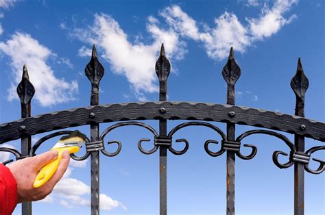 Wrought Iron Fence Painting | JensonBrothers.com