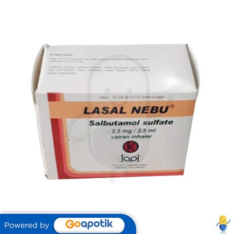 Lasal Nebu Mg Ml Cairan Inhaler Ml Box Vial Kegunaan