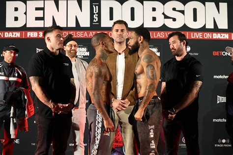 Conor Benn Vs Peter Dobson Weigh In Matchroom Boxing Photos