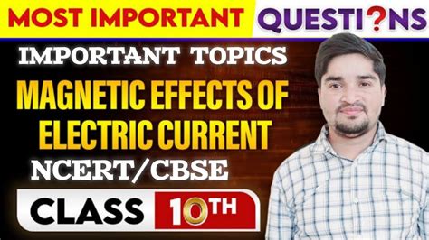 Magnetic Effects Of Electric Current Magnetism Class Th Science