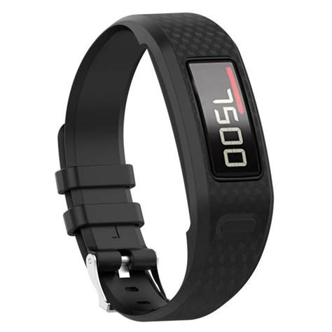 Noir Bracelet De Rechange En Silicone Pour Garmin VivoFit 2 1 Fitness