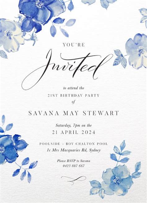 21st Birthday Invitation Ideas Atelier Yuwa Ciao Jp