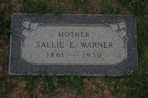 Sallie E Currie Warner 1861 1930 Mémorial Find a Grave