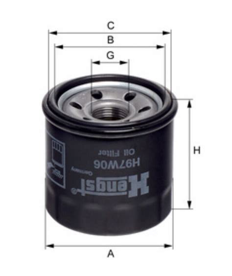 Ölfilter Motor Motorölfilter passend für Kleintraktoren von Kubota