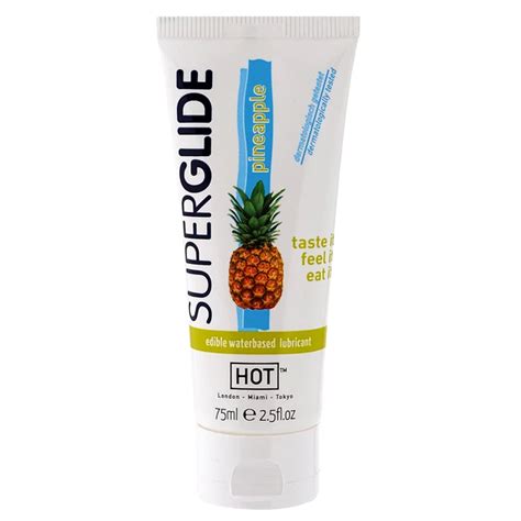 Hot Superglide Pineapple Ml Edible Lubricant Waterbased Lubrykant Na Bazie Wody Ananasowy