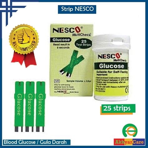 Jual Strip Stik Nesco Alat Cek Gula Darah Glukosa Glucose Original