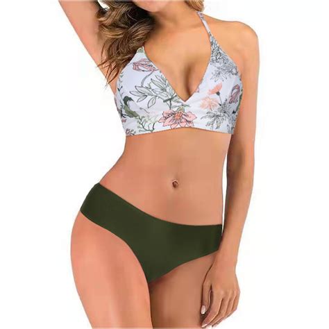 Dihao Two Piece Bikini For Women Clearance Plus Size Women Sexy With