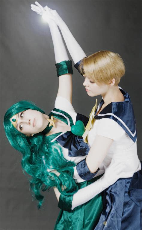 Sailor Neptune and Uranus by NoxFlos on DeviantArt