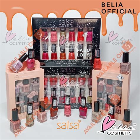 Jual Belia Salsa Nail Polish Ecer Nude Series Nude Matte Set A Glossy Set B Cat